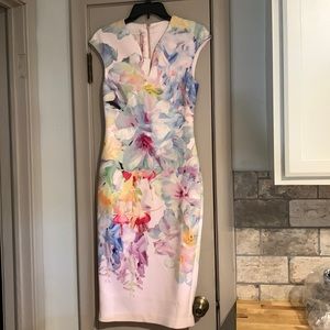 Ted Baker London dress size 4 bodycon. New with tag. Never worn.